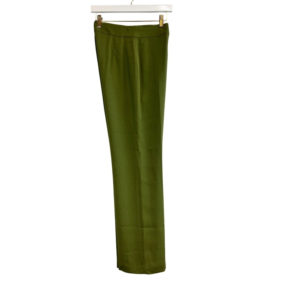 Zelda Dress‎ Pants Women 8 Olive Green New Without Tags Straight Leg Made in USA